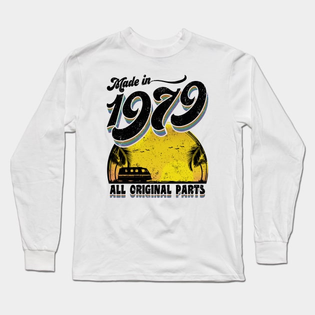 Made in 1979 All Original Parts Long Sleeve T-Shirt by KsuAnn